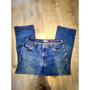Levi's 505 Relaxed Bootcut Jeans 10 Short Medium Wash Classic Fit